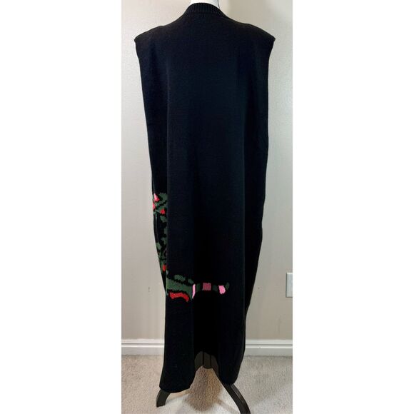 Dressed in LALA Big Reputation Snake Oversized Knit Maxi Dress Women’s S/M - Picture 4 of 10